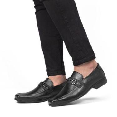 Imagem de Sapato Social Casual Masculino Bico Quadrado Sport Fino Super Confortável 3031-Masculino
