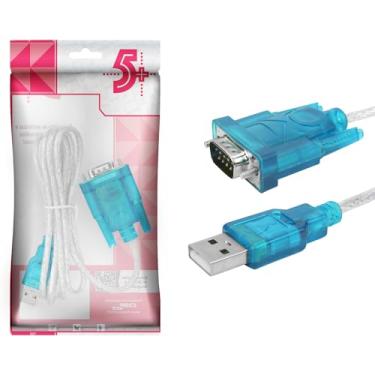 Imagem de Cabo Usb Cristal - Usb a Macho + Db9 - Cristal - 1.5M