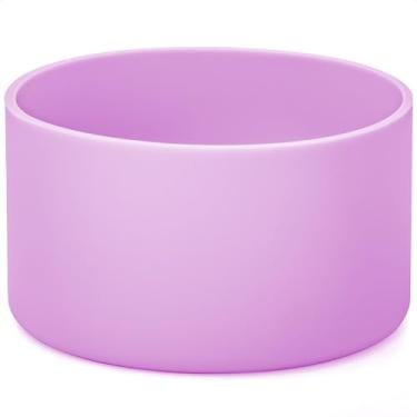 Imagem de QIANHAI Botas protetoras de silicone para Stanley Quencher Adventure Copo de 1,134 g e IceFlow 850 g 567 g - Manga inferior para garrafa de água esportiva para Hydro Flask - Acessórios para copos