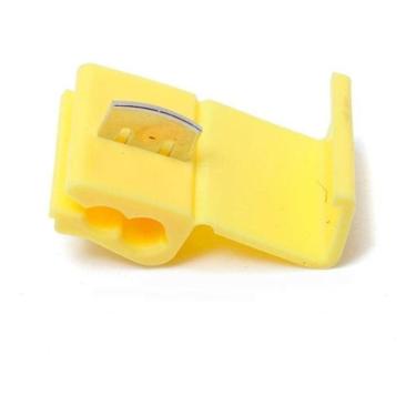 Imagem de 250 X Conector Derivação Emenda Cabos Fios Amarelo - 4 A 6Mm