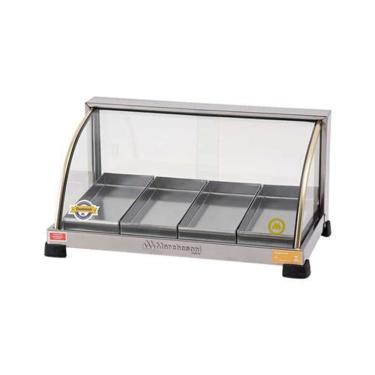 Imagem de Estufa para salgado curva 4 bandejas ouro 220v marchesoni