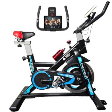 Imagem de Bicicleta Ergométrica Spinning Silenciosa Academia ECOM FITNESS (Azul)