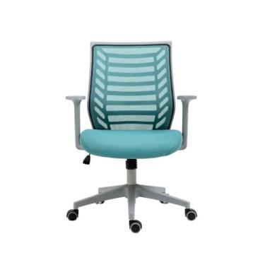 Imagem de Cadeira de Escritório Diretor Pelegrin Pel-0238 Cinza e Verde