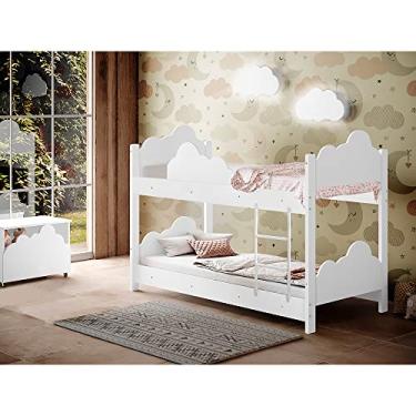 Imagem de Beliche Montessoriana Nuvem Infantil Marina Juvenil - Branca