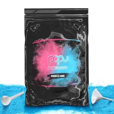 Imagem de 1 pacote de pó preto revelador de gênero - pó azul de 500 g - perfeito para revelação de gênero de bebê, queima de carro, lançamento de cores, sessões de fotos, helicópteros