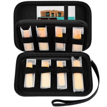 Imagem de GWCASE Capa de Palheta para Clarinete e Saxofone - Suporte para 12 Peças e Pacote de Umidade