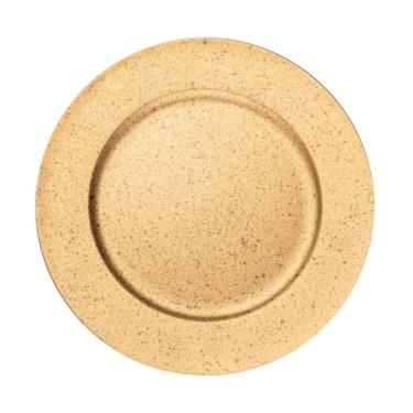 Imagem de Sousplat Em Plástico Granilite Dourado 33cm Wolff