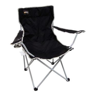 Imagem de Nautika, Cadeira Dobrável Alvorada Para Camping E Pesca, Com Base Reforçada E Confortável, Prática, Resistente, Com Estofamento Duplo, Ideal Camping E Pescaria