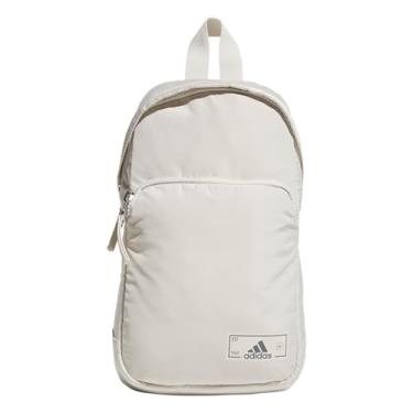 Imagem de adidas Bolsa tiracolo pequena Essentials Sling para mulheres e homens (5L), Alumina Bege/Cinza Four/2.0, One Size, Bolsa tiracolo pequena Essentials Sling para mulheres e homens (5l)