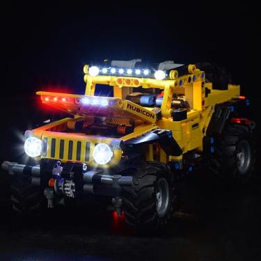 Imagem de Led Light Kit Only - Kyglaring Light Set Designed for Technic Jeep Wrangler Lego 42122 Building Blocks Model (NOT Included The Model) (Standard Version)