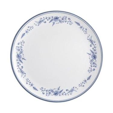 Imagem de Prato raso blue garden 29 cm tro home style, BRANCO