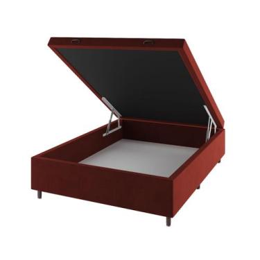 Imagem de Base Box Bau Casal Cairo (43x138x188cm) Cobre - Casa Giulia - Vian, Co