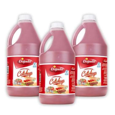 Imagem de 03Un Ketchup Tomate Cremoso DAjuda Para Lanchonetes Comércios Galão Ec