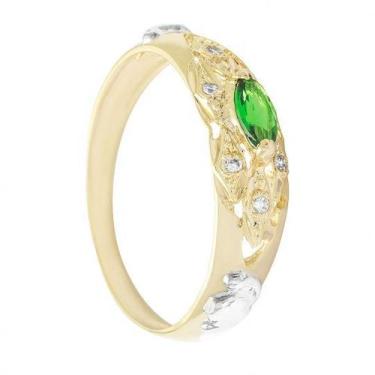 Imagem de Anel  de  ouro  18 k  formatura . - Elegancy Joias, 26