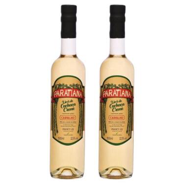 Imagem de Kit 2 Licores de Cachaça Paratiense 500 ml Piña Colada Lembrancinha Fr