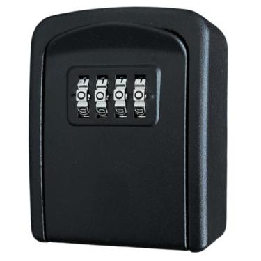 Imagem de Cofre porta chaves guarda senha segredo caixa seguranca airbnb parede 