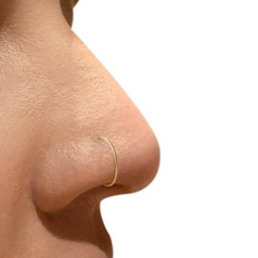 Imagem de Piercing de Ouro 18k Argola Nariz Orelha Helix Daith - Primus LB Joias