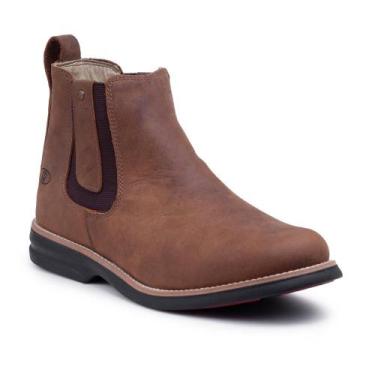 Imagem de Bota Masculina Cano Curto Couro Botina Chelsea Casual - Bell Boots, Ma