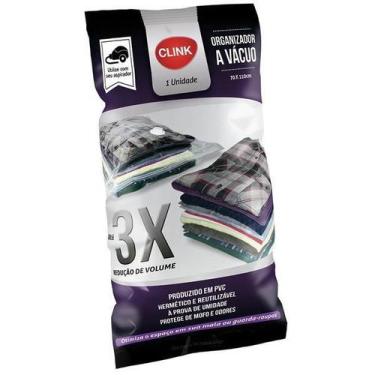 Imagem de Saco Organizador A Vácuo 70X110 Cm A Prova De Umidade E Mofo - Clink