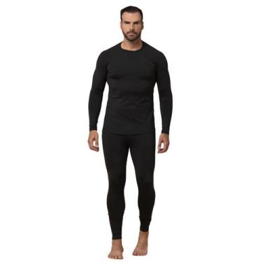 Imagem de Conjunto Frio Blusa e Calça Roupa Térmica Segunda Pele Quente - HypeSh