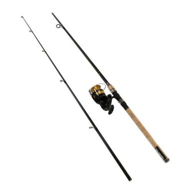 Imagem de Kit Daiwa D-Shock Vara e Molinete DSK40-B 2,4m Ambidestro