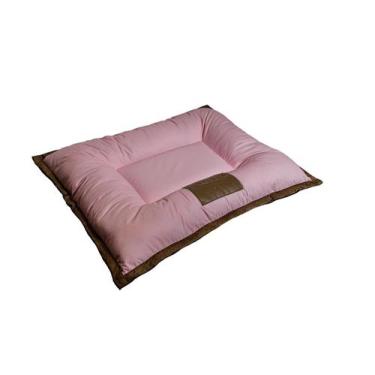 Imagem de Cama pet colchonete impermeável   P  67 x 49 x 7 cm  ROSA - Solo Pet 