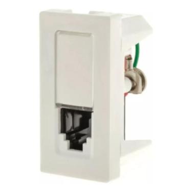 Imagem de Módulo Tomada Telefone RJ11 2 Fios Branco - Pial Plus + - Pial Legrand
