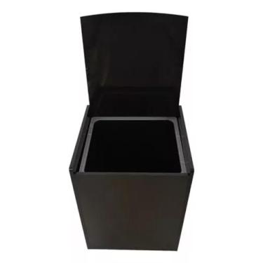 Imagem de Lixeira Basculante Luxo para Lavabo Balcão Escritorio 7,5 Litros - Fab