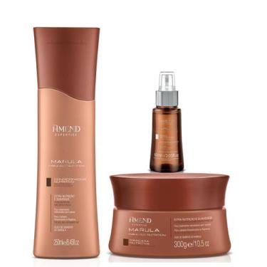 Imagem de Kit Marula Amend Expertise Condicionador Máscara e Óleo