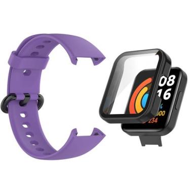 Imagem de Kit Pulseira + Full Case para Mi Watch 2 Lite - Estilo no Pulso, Roxo,