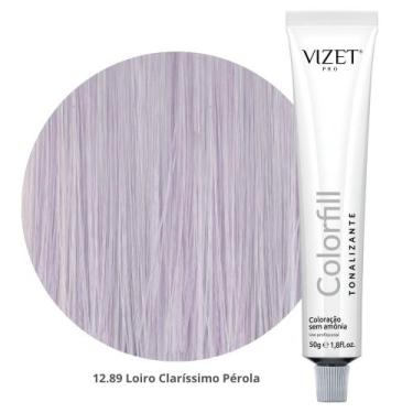 Imagem de Tratamento Tonalizante Colorfill 12.89 Loiro Claríssimo Pérola 50gr Vi