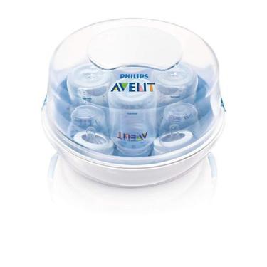 Imagem de Esterilizador de Mamadeira Philips Avent de Microondas, azul, 28 x 28 
