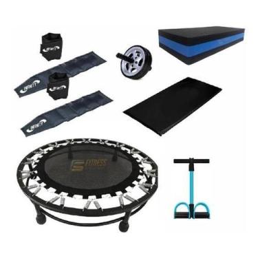 Imagem de Kit Mini Jump+Colchonete+Extensor+Caneleira 2 E 3Kg + Step - Infinity