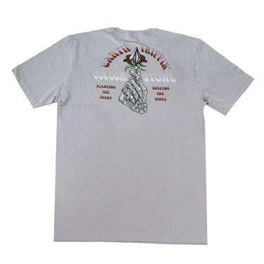 Imagem de Camiseta Volcom Stoker - Cinza-Masculino