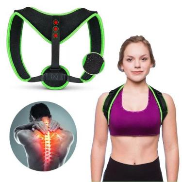 Imagem de Colete Corretor De Postura Ortopédico Coluna Lombar Unissex Ajustável 