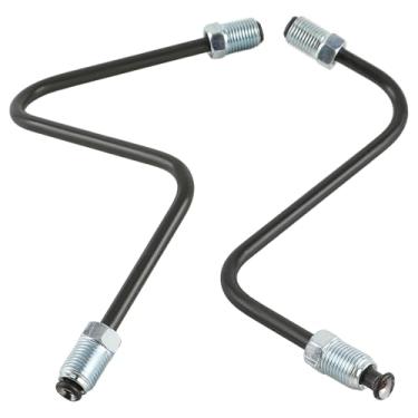 Imagem de Carbhub Pinça de tubo de freio dianteiro para mangueira flexível compatível com Toyota Tacoma 2005 2006 2007 2008 2009 2010 2011 Conjunto esquerdo e direito substitui peças número 47317-04050