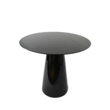 Imagem de Mesa Lateral Cone Redonda 51 cm Laqueada - Personal Decor Design, Pret