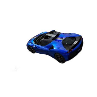 Imagem de Papel De Parede 3D Carro Ferrari Azul Escuro 3,5M Car144