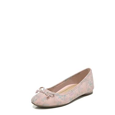 Imagem de Vionic Sapatilha feminina Jewel Callisto Ballet – Sapatos femininos de suporte que incluem conforto de três zonas com suporte de arco ortopédico, sapatos baixos de ajuste médio para mulheres, Pêssego botânico, 6.5
