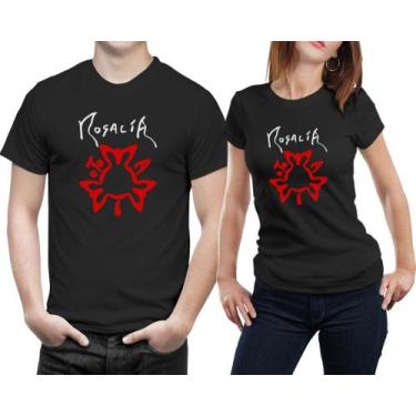 Imagem de Kit 2 Peças Show Rosalía Motomami Word Tour Baby Look E Camiseta Mascu