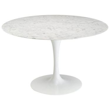 Imagem de Mesa De Jantar Saarinen Redonda 124 cm Mármore Carrara - Eero Saarinen