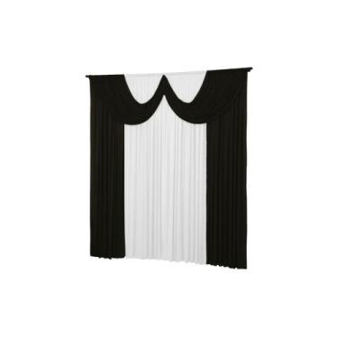 Imagem de Cortina Paris 5 Metros Quarto Sala Igreja Malha Gel  - Dennis Confecçõ