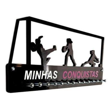 Imagem de Porta Medalhas Goleira Feminino Para Ate 50 Medalhas - QUADRO DE MEDAL