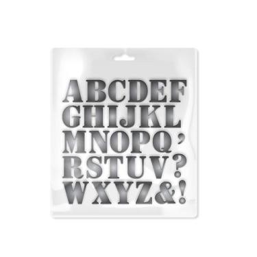 Imagem de Faca de Corte Mimo Embossing - Letras de Imprensa - 30 Pç