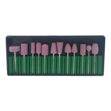 Imagem de Kit 12 Brocas Polidoras Profissionais Lixas Para Lixadeira Elétrica - 