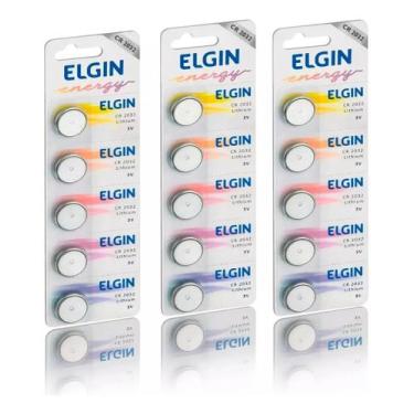 Imagem de Bateria CR2032 Elgin 3v Moeda C/15 Un