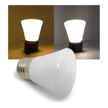 Imagem de Kit 5 Lâmpadas Mini 1w E27 Coroa Led Abajur Varal - CTB, Branco-quente