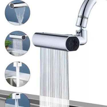Imagem de Extensor Flexível para Torneira com 4 Jatos Cascata e Rotação 360 - TO