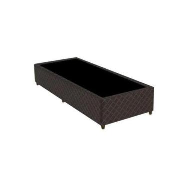 Imagem de Cama Box Solteiro Sommie 88x188x27cm - GAZIN, Marrom