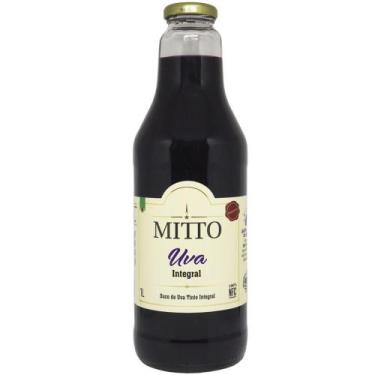 Imagem de Suco de Uva Tinto Integral 1 Litro Natural Extra Virgem Garrafa de Vid